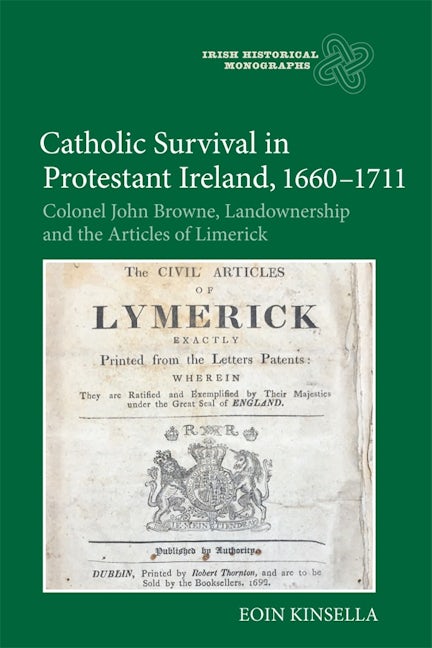 Book cover image for Catholic Survival in Protestant Ireland, 1660-1711 ISBN: 9781783273164